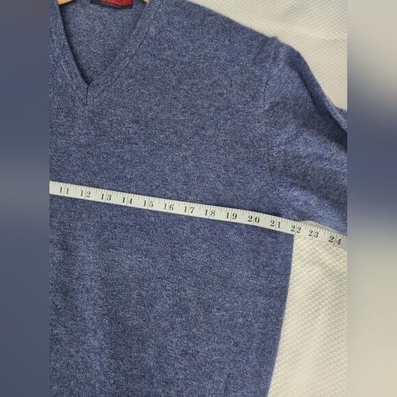 Maglia Club Italy cashmere wool blend  sweater V neck - Picture 5 of 9